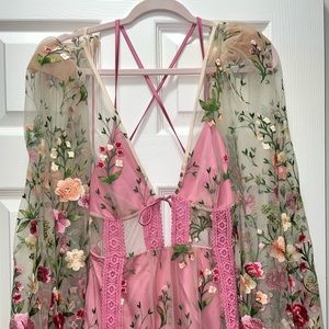 For love and lemons Luna maxi dress M